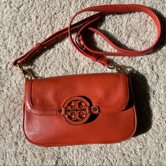 Tory Burch Bags Orange Tory Burch Crossbody Bag Poshmark